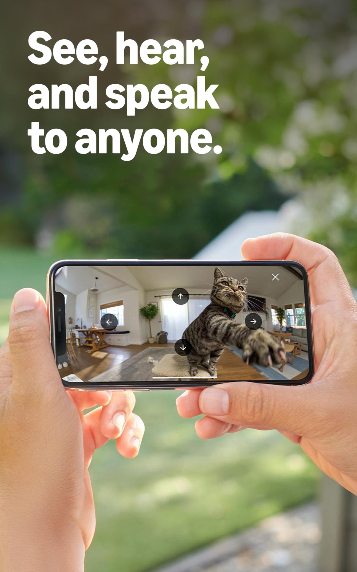 Ring Pan-Tilt Indoor Cam provides HD video with Live View and two-way communication.