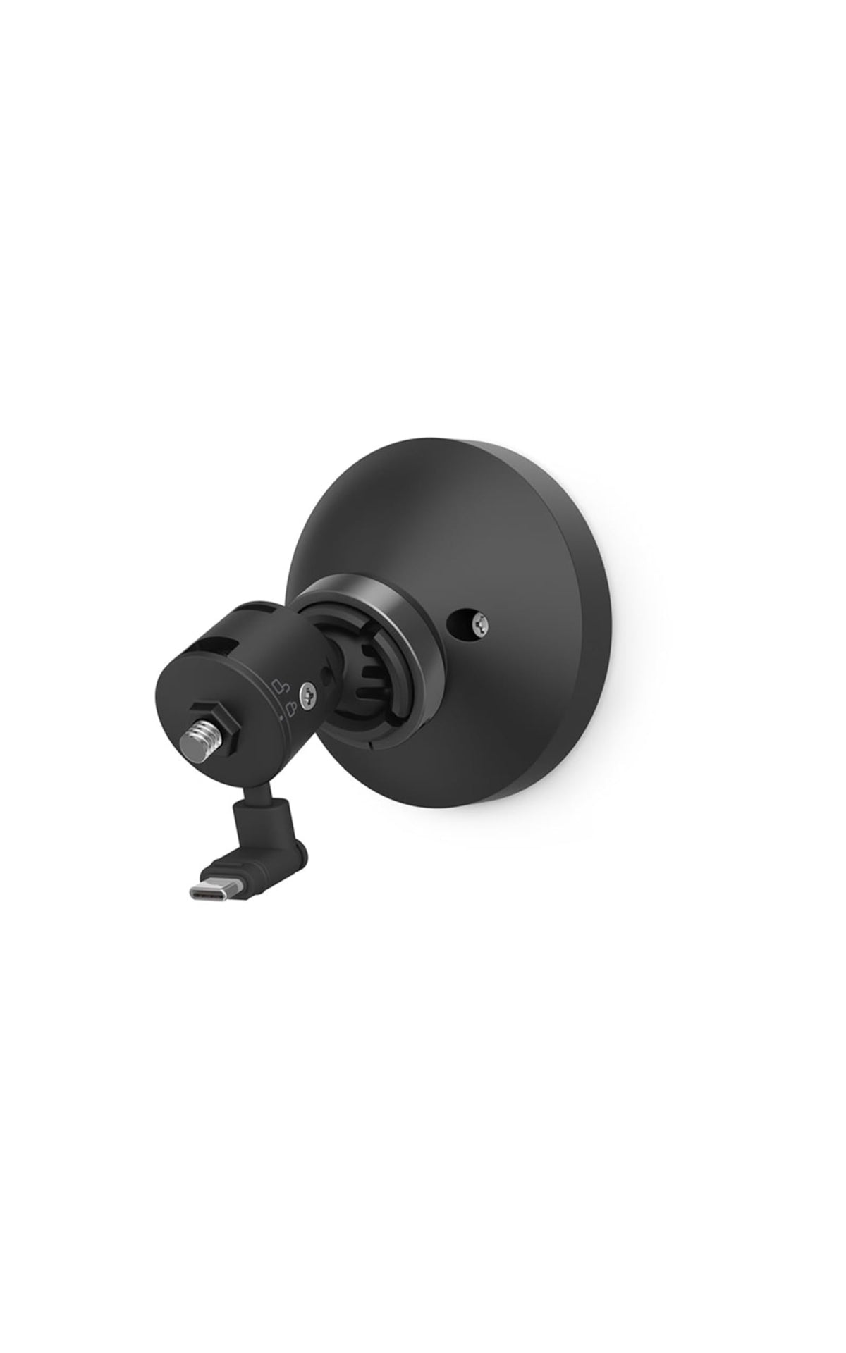 Ring PoE+ Converter Mount powering a Ring camera with ethernet connectivity.