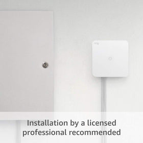Ring Retrofit Alarm Kit showing Alexa compatibility for voice control