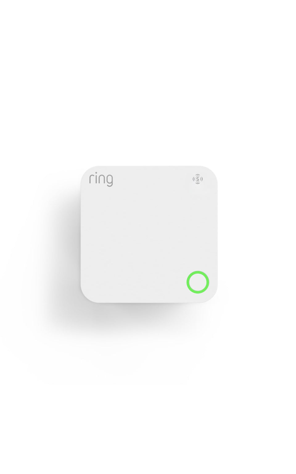 Ring Sensors air quality monitor front view with real-time readings and alerts.