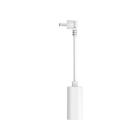 Ring small solar panel cable and USB-C to barrel adapter included for easy compatibility