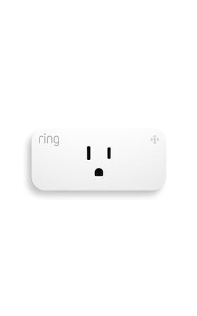 Ring smart plug front view showing compact design and easy plug-in control