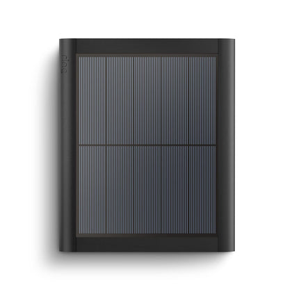 Ring Solar Panel 2nd Gen mounted on camera for extended power