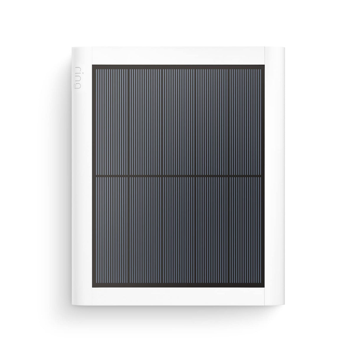 Ring Solar Panel Gen 2 side view shows a compact, weather-ready charging solution for cameras.