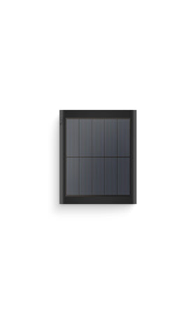 Ring Solar Panel on a battery doorbell providing sun-powered charging for longer battery life.