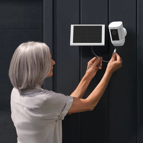 Ring Solar Panel cable management keeps installation neat and tidy