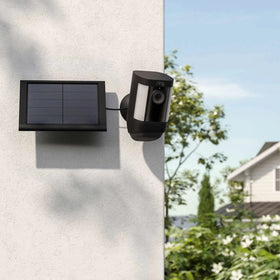 Ring Solar Panel in direct sunlight illustrates daily charging potential
