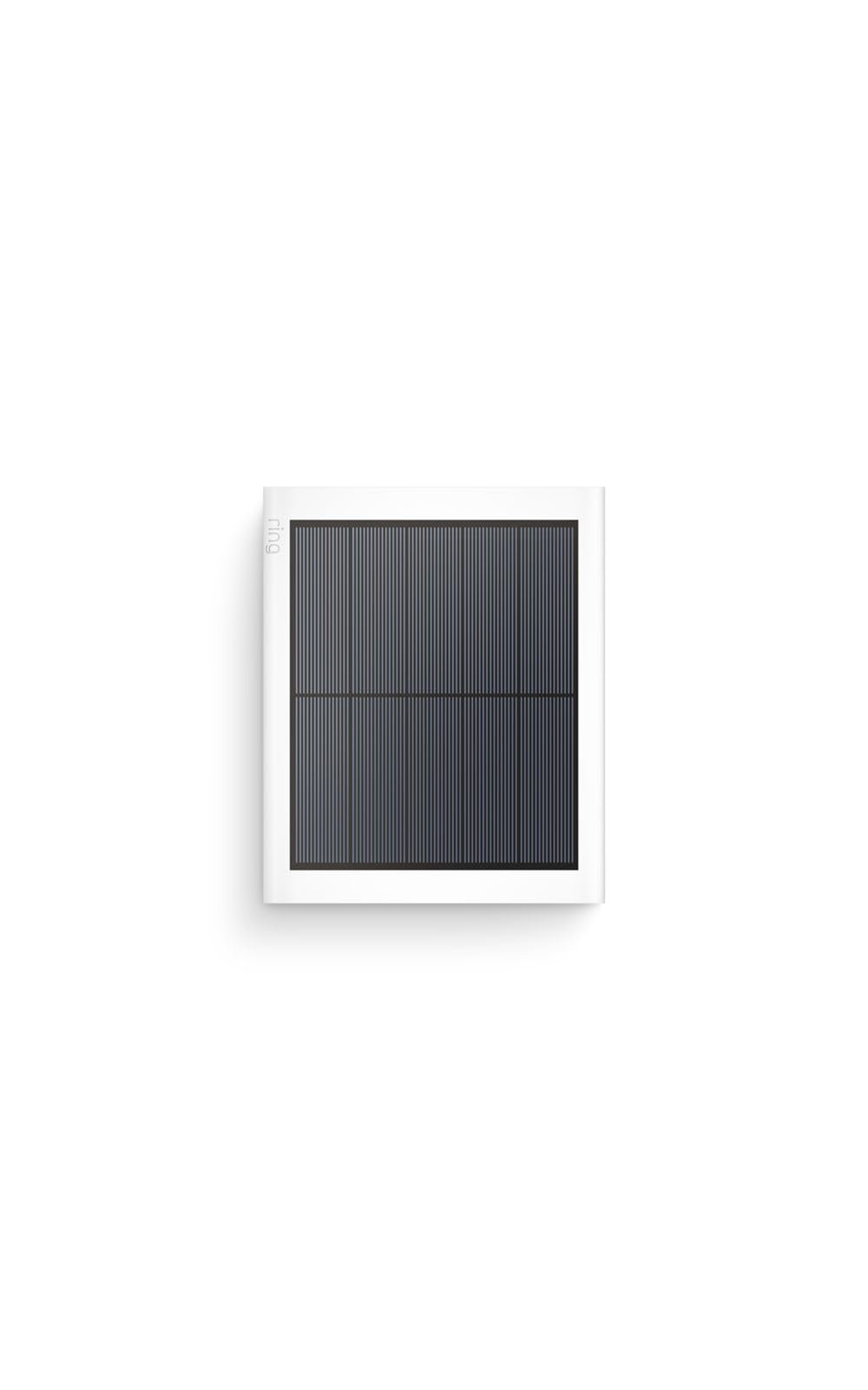 Ring Solar Panel front view with adjustable mount for sun exposure and power