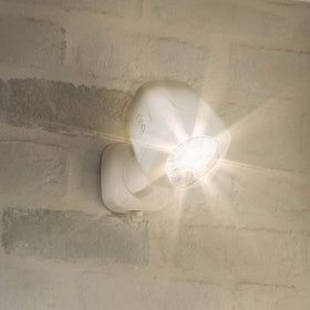 Ring Spotlight Battery close-up of LED and housing texture highlighting weather resistance