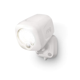 Ring Spotlight Battery front view showing compact housing and mount for easy installation