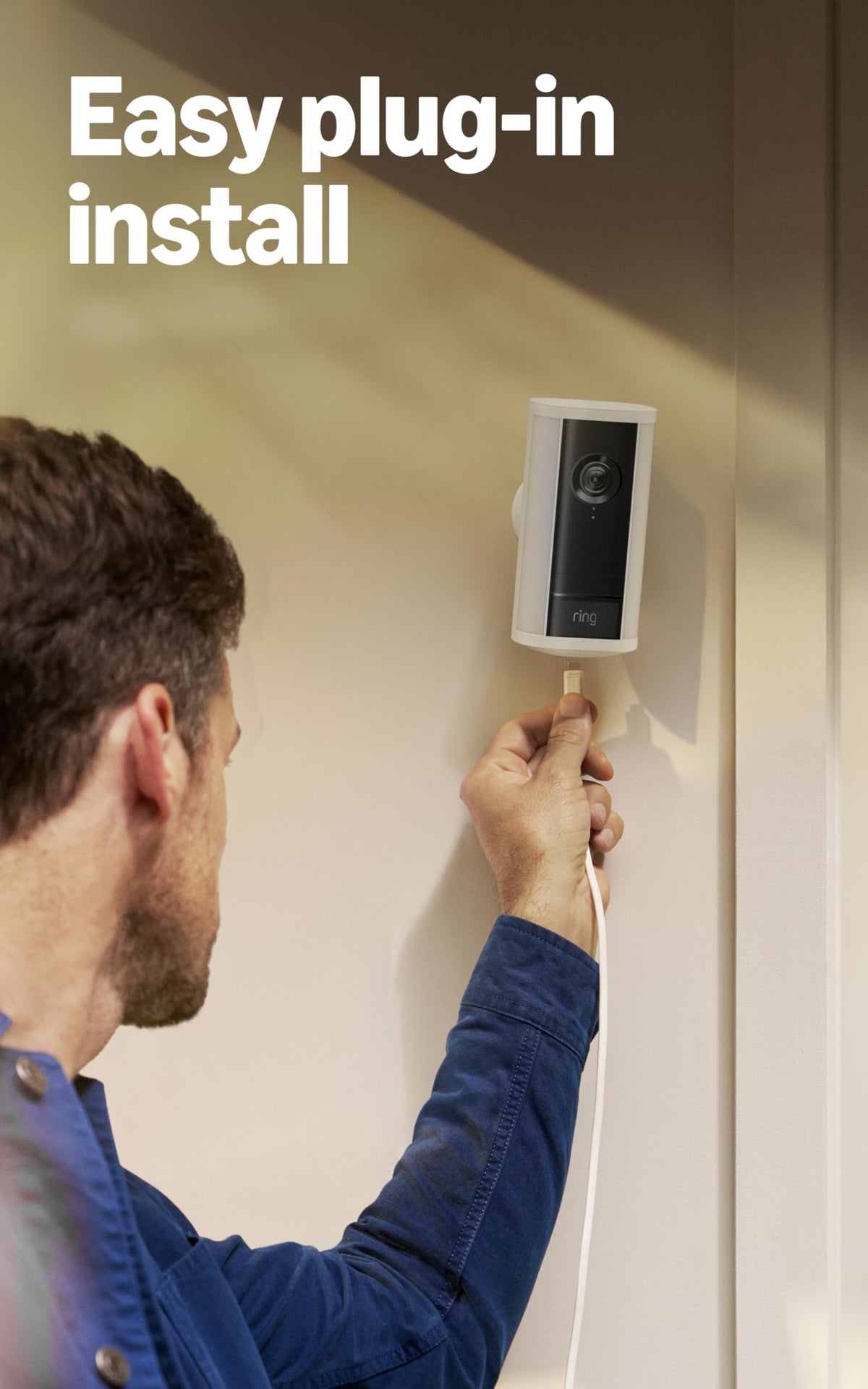Ring Spotlight Cam Pro 85dB siren and Alexa compatibility enable deterrence and voice control