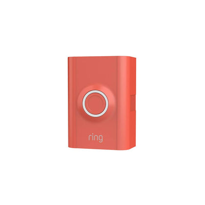 Ring Video Doorbell 2 Firecracker faceplate for quick, bold color customization.