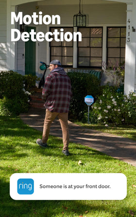 Ring Wired Doorbell real-time motion alerts notify you instantly on mobile.