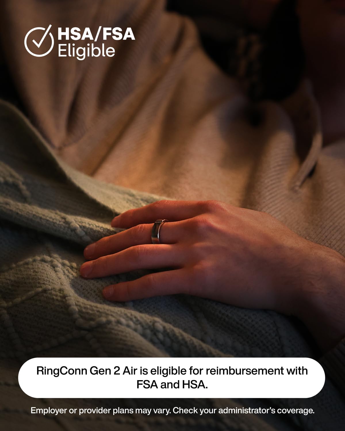 RingConn Gen 2 Air sizing kit helps ensure a precise fit.
