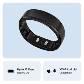 Ultra-thin RingConn Gen 2 ring resting comfortably on finger