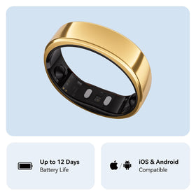 RingConn Gen 2 ultra-thin design resting on finger
