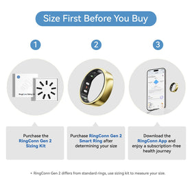 RingConn Gen 2 sizing kit helps achieve a precise fit before buying.
