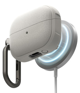 Ringke front view of case showing warm gray finish and secure fit