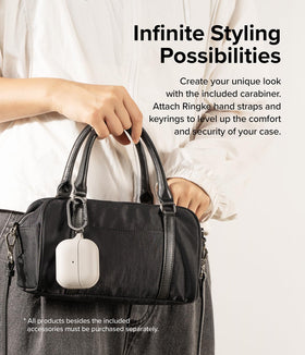 Ringke clipped to commuter bag showing convenience and protection