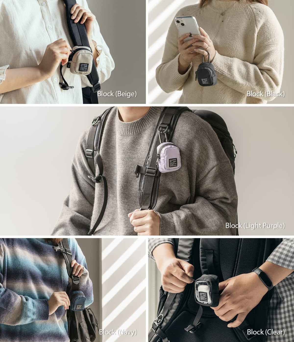 Ringke Mini Pouch Block fits Galaxy Buds and Pixel Buds accessories