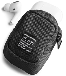 Ringke Mini Pouch Block shows waterproof nylon texture for rugged daily use