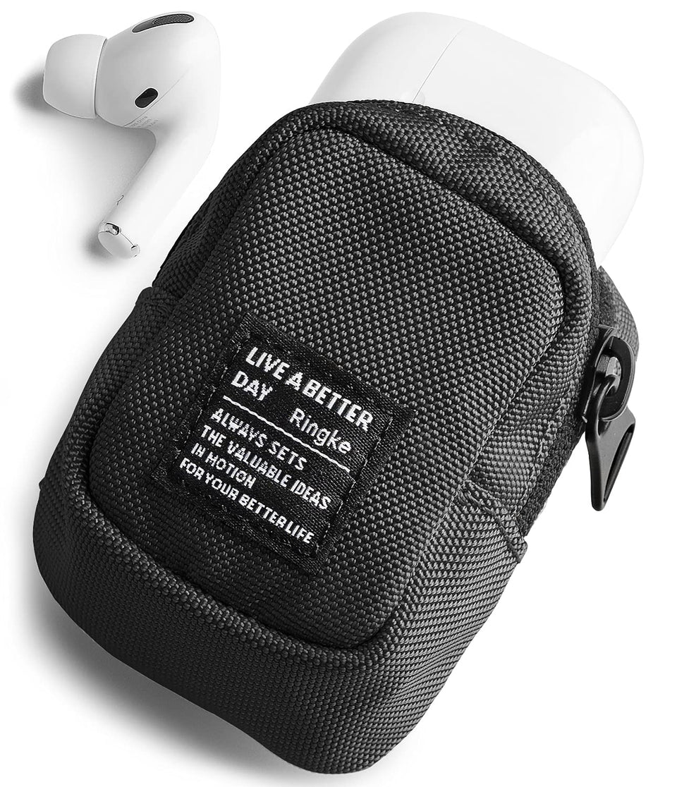 Ringke Mini Pouch Block shows waterproof nylon texture for rugged daily use