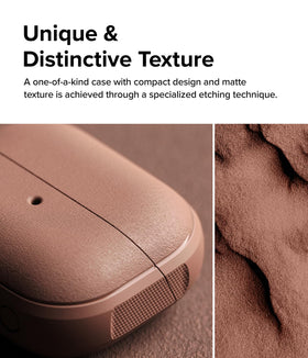 Ringke in-hand scale photo demonstrates slim Constant Coral case comfort