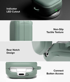 Ringke hinge and lid detail showing precise cutouts and protective raised lip