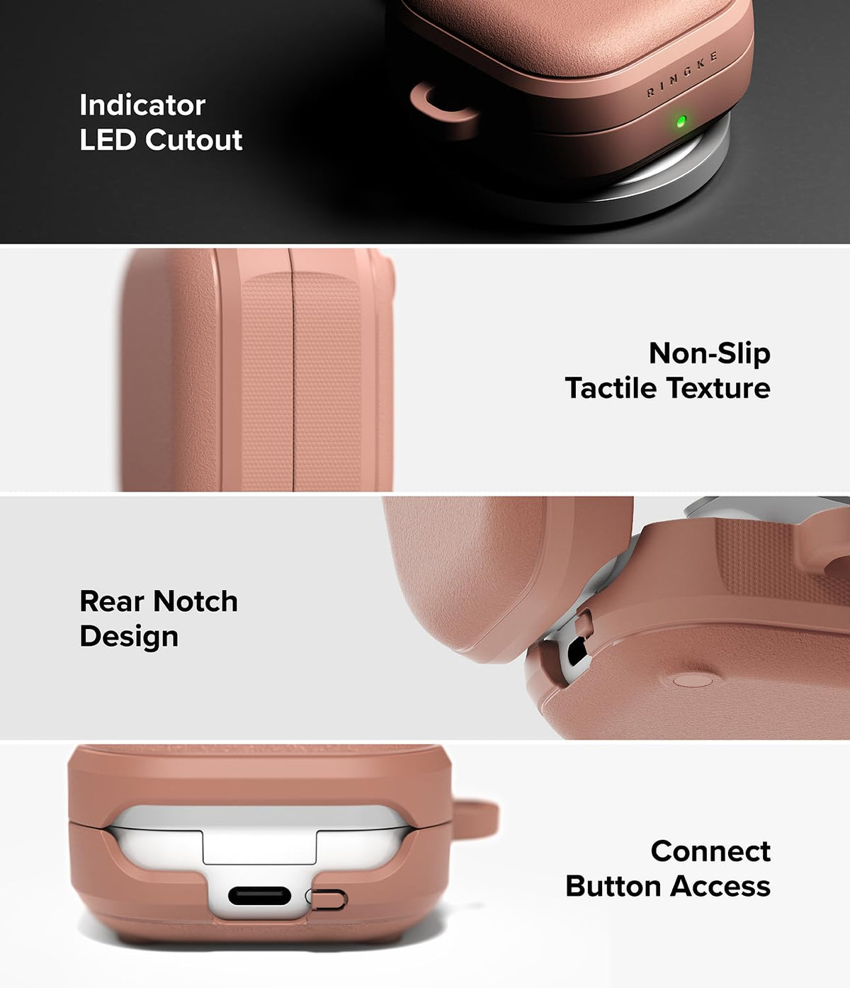 Ringke Onyx held in hand showing lightweight TPU feel and comfort