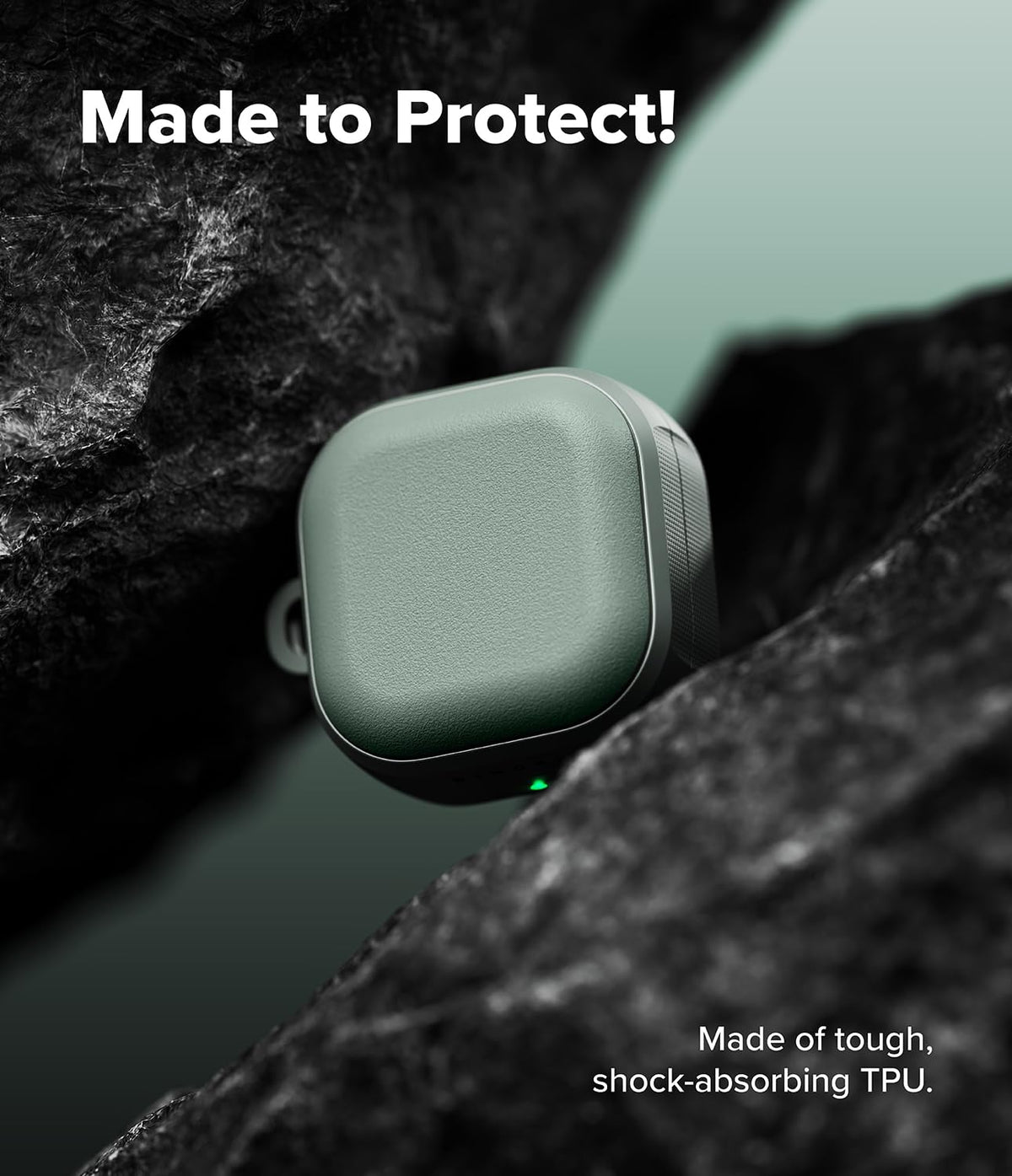 Ringke held in hand demonstrating comfortable flexible TPU feel and secure hold
