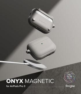 Ringke Onyx attached to backpack strap showing travel-ready convenience