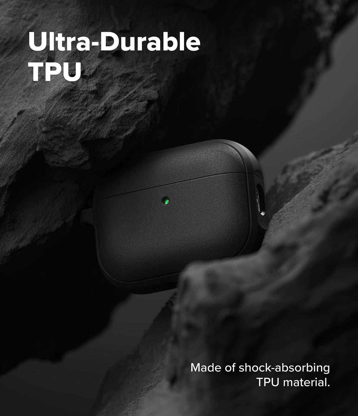 Ringke Onyx on MagSafe charger showing magnetic alignment benefit