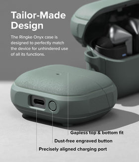 Ringke Onyx Magnetic held in hand demonstrating non-slip pattern and comfortable feel