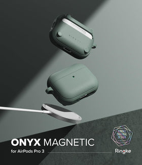 Ringke Onyx Magnetic clipped to backpack in outdoor lifestyle for easy access