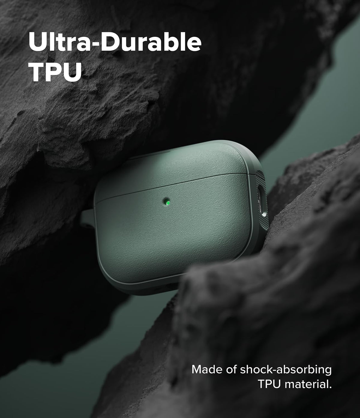 Ringke Onyx Magnetic on a MagSafe charger showing magnetic compatibility