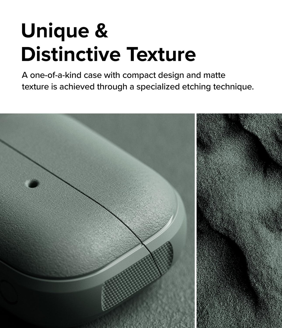 Ringke Onyx Magnetic side profile showing hinge area and flexible TPU for shock absorption