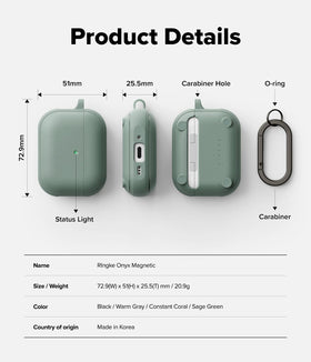 Ringke Onyx Magnetic surface repelling oil and dirt for clean appearance