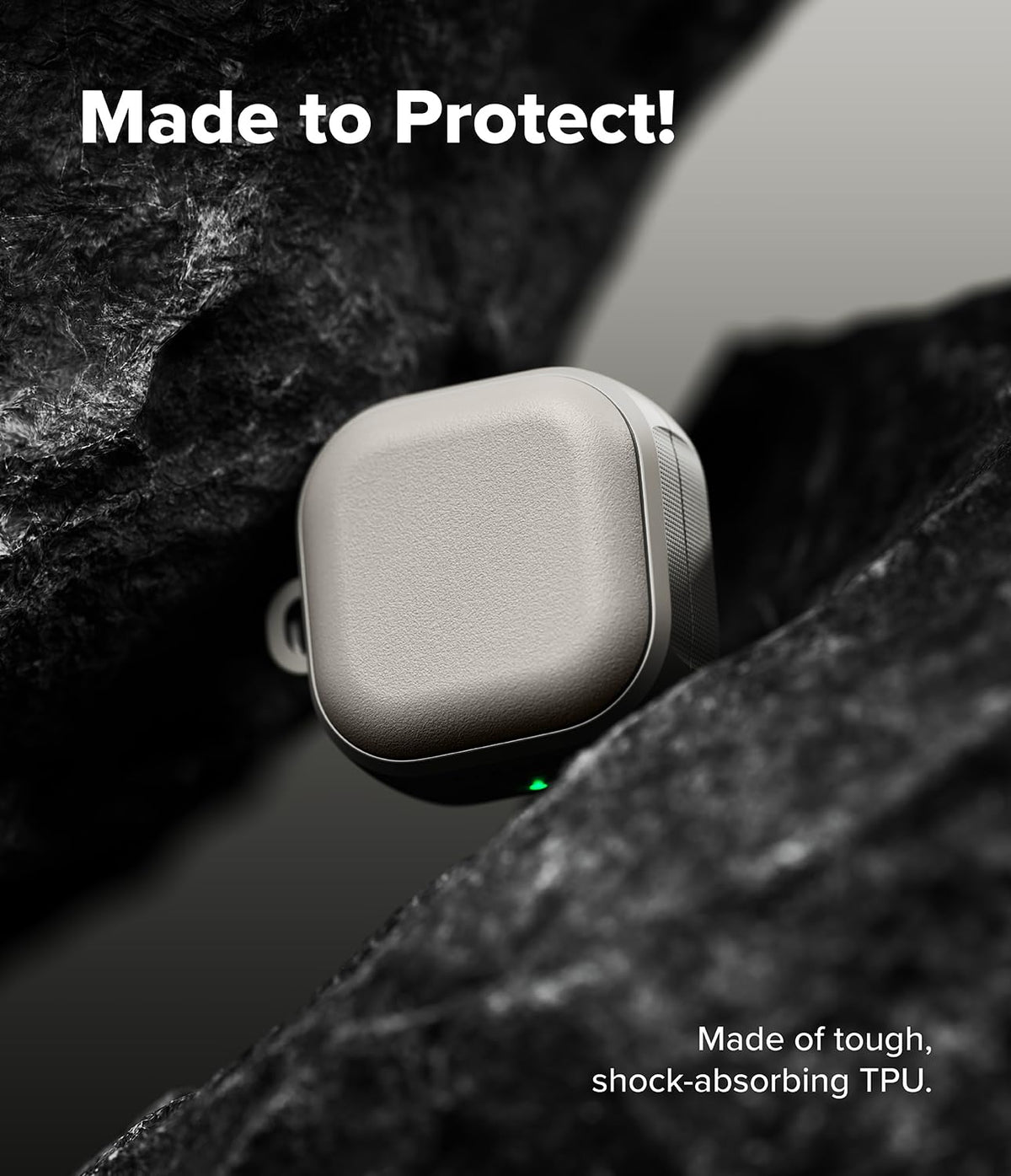 Ringke Onyx attached carabiner demonstrating hands-free carrying convenience