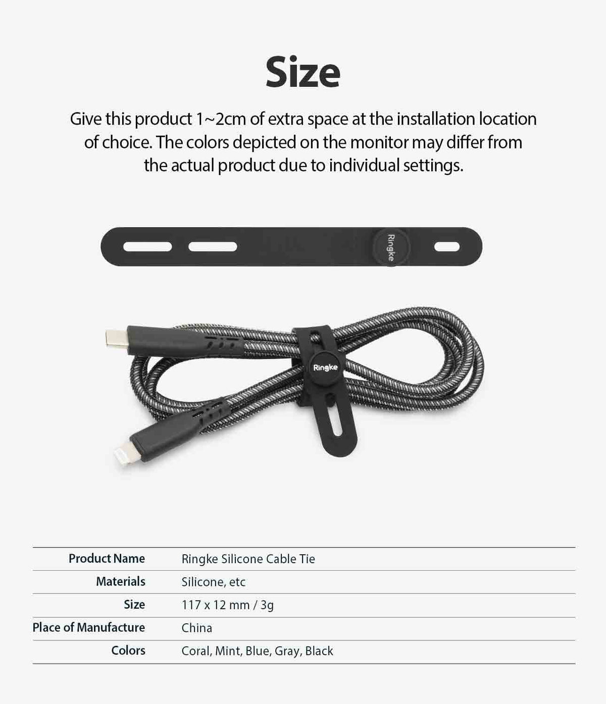 Ringke ties function as a quick hair tie for casual looks