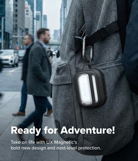 Ringke UX Magnetic AirPods Pro 3 case carabiner attachment enables portable use