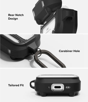 Ringke UX Magnetic AirPods Pro 3 case clear back with subtle branding