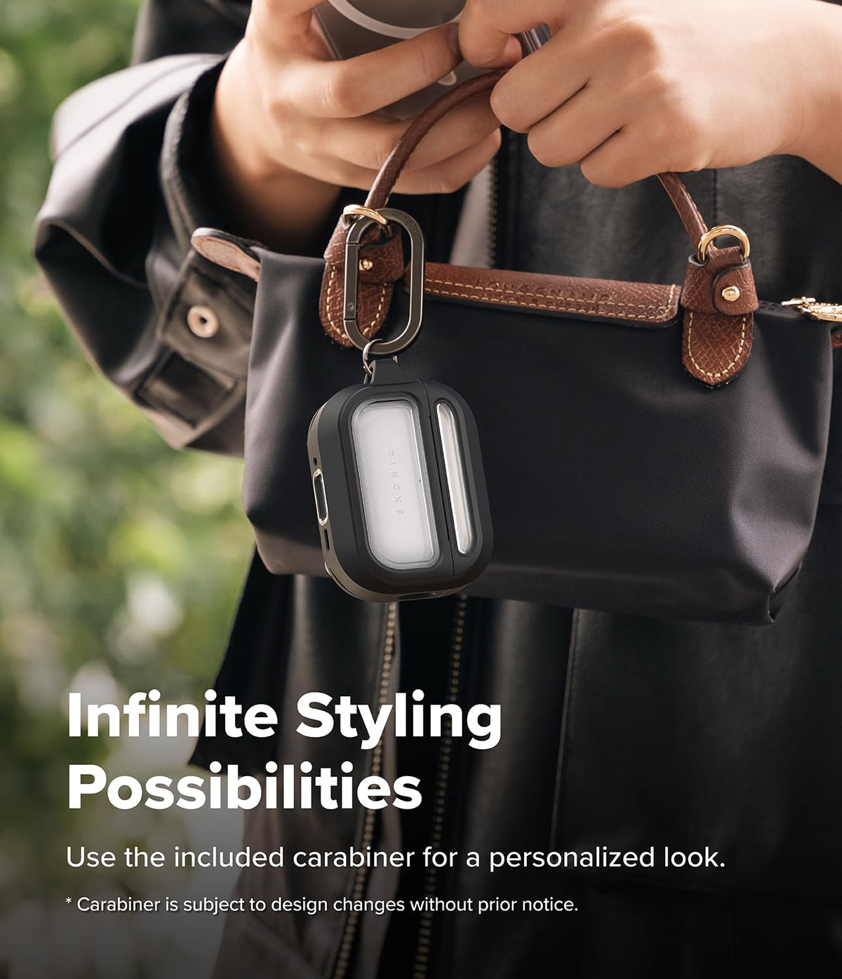 Ringke UX Magnetic AirPods Pro 3 case rugged design protects in busy spaces
