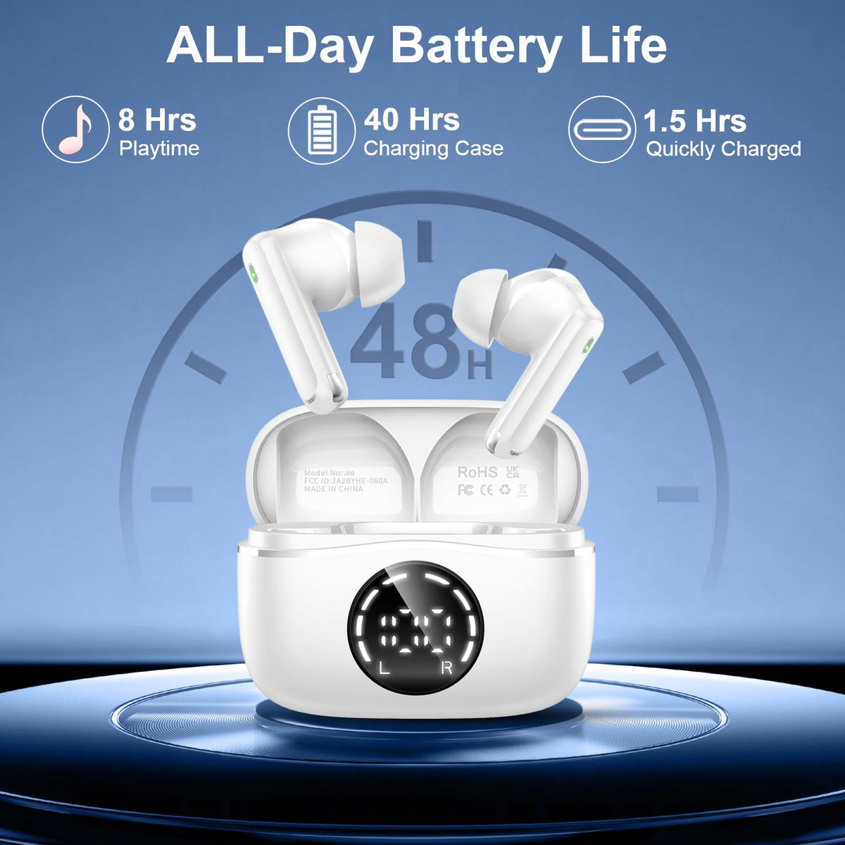 Rinsmola earbuds IPX7 waterproof for workouts and rain