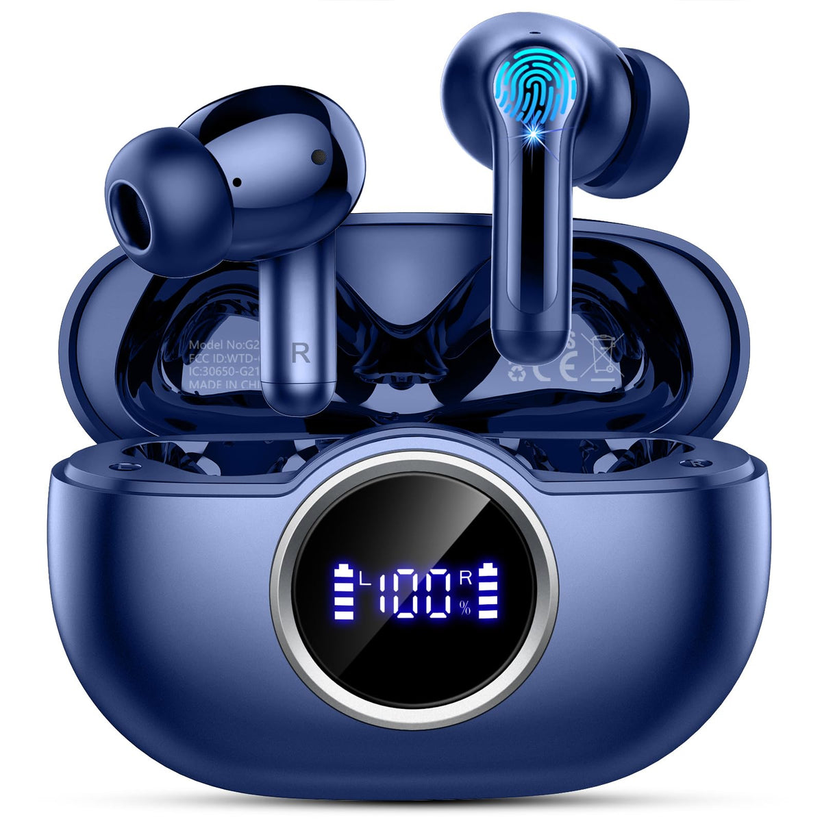 Rinsmola G21Pro earbuds with graphene driver for rich stereo sound