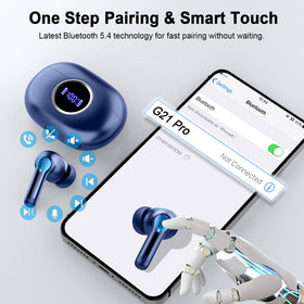 Rinsmola G21Pro USB-C charging enables fast recharging anywhere