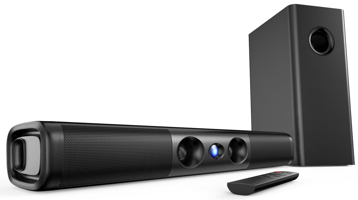 RIOWOIS soundbar assembly for immersive audio setup.