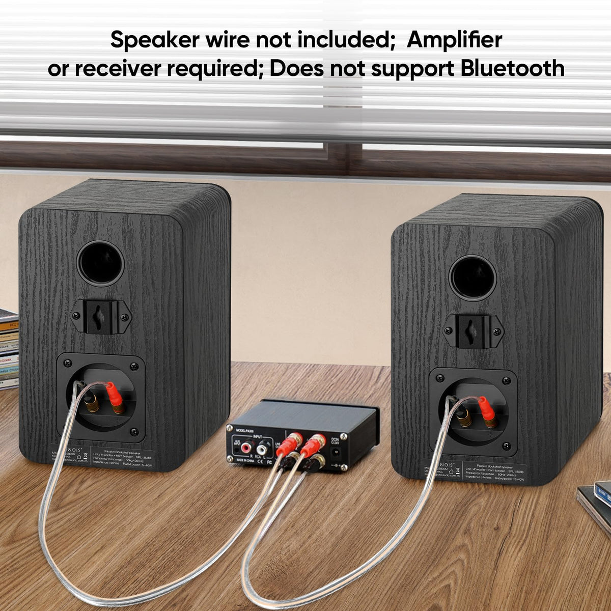 RIOWOIS wall-mount kit included enables flexible placement and surround setup