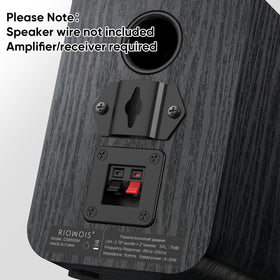 RIOWOIS speakers wall-mounted in living room improving surround positioning and immersion