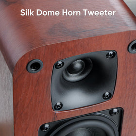 RIOWOIS wood-grain MDF cabinet detail reducing resonance and vibration