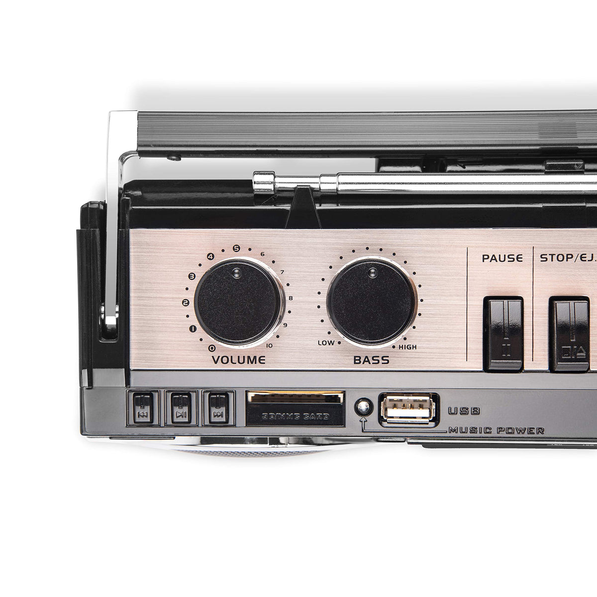 Riptunes at a picnic demonstrating portable retro audio for outdoor use